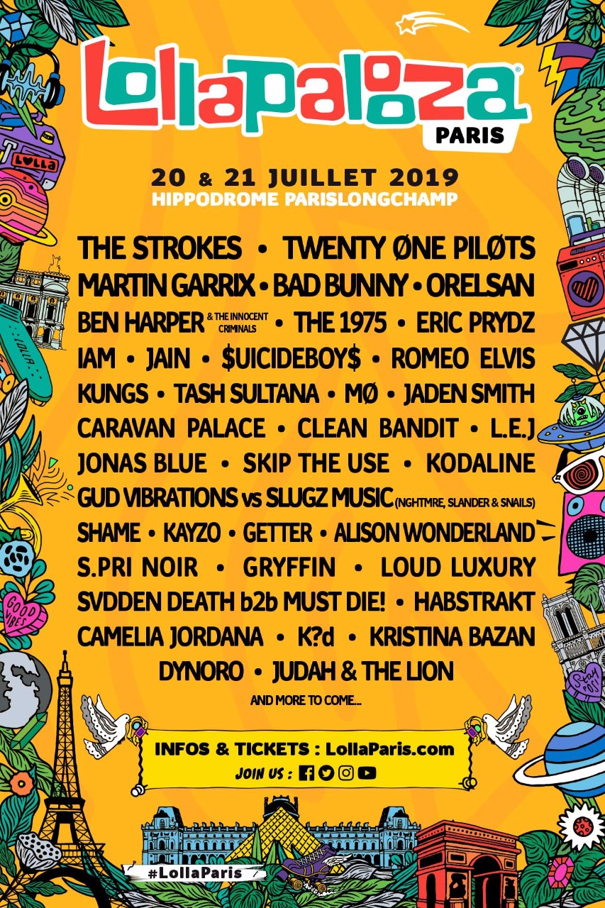 lollapalooza paris Lineup MX